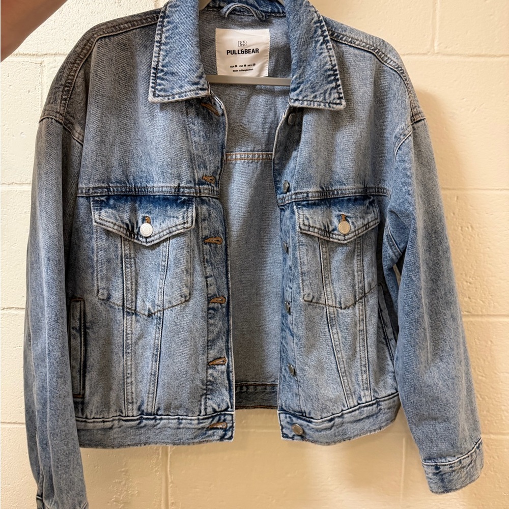Pull&Bear Light Blue Denim Jacket